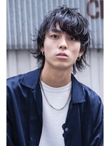 オースティン 調布アミックス(AUSTIN)&nbsp;ツイストパーマ七三オールバックマッシュウルフスリークショート