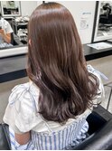 オリーブカラーで透明感を♪