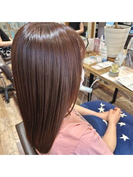 グッドネイバーズ 流山おおたかの森店(GOOD NEIGHBORS) レッドオレンジブラウン×ロング