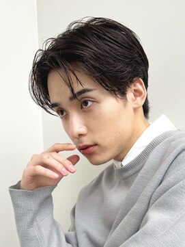 ガーデン 銀座(GARDEN) 艶センターパートニュアンスパーマカルマパーマダークアッシュ