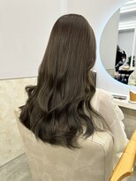 サンド 鹿児島中央(sand)&nbsp;@ayumi.sand ブリーチなしオリーブベージュ　オリーブカラー