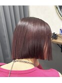 赤髪ボブ