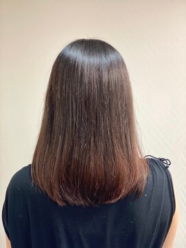 ヘアメイクHY(hair make HY) 髪質改善でカラーダメージを修復ブローなしでサラサラに