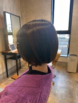 エヌアンドエー 杉戸高野台店(N&A) 丸みシルエットでつくるナチュラルで大人かわいいボブ/艶カラー