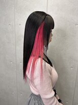 レオクマ(REOKUMA)&nbsp;インナーカラー/ブラック/ピンク/ブリーチ