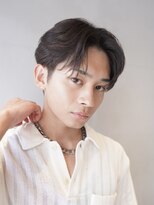 ニコ トウキョウ ロジック(nico TOKYO Logic)&nbsp;センターパートニュアンスパーマフェザーパーマ