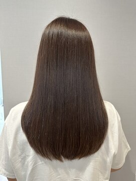 オリジンズヘアーセカンド 守谷店(Origins hair 2nd) マロンベージュ × BYKARTE TR