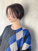 フィルドール(fild'or)&nbsp;ショートカット×ひし形ショートボブ×前髪なし　20代30代40代