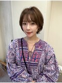 代々木/ブリーチなし/ショートボブ/酸性ストレート/新宿/韓国