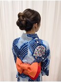 浴衣ヘア/アップスタイル/浴衣/ヘアセット