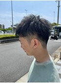 ツーブロショート