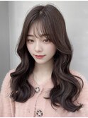 レイヤーカット　韓国ヘア