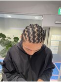 ジグザグコーンロウ
