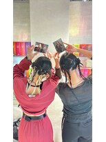 ユアーズヘア 新宿三丁目店(youres hair) おそろいカチモリ