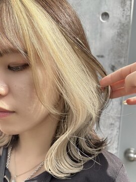 クロト(Clotho) デザインカラー/ブリーチダブルカラーハイライト白髪ぼかし