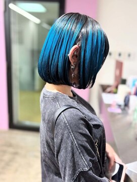 ボブ/デザインカラー/エンドカラー/ルーツカラー/タッセル