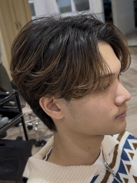 曲がる縮毛矯正専門店 バイ レイズ 名駅(曲がる縮毛矯正専門店 by RAYS) アイロンで作るリバースニュアンス毛流れセンターパート h