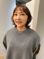 カノエ(canoe)&nbsp;大人ガーリー顔周りレイヤー着物ヘア60代【西新大濠荒戸】