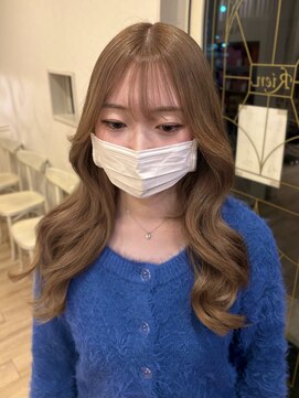 ヘアーサロン リアン 熊谷2号店(hair salon Rien) ミルクティーベージュ☆彡