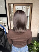 エラ(ere) ブリーチなしマロンベージュ 透明感カラー トーンアップカラー