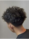 スパイキーショート×仏陀パーマ