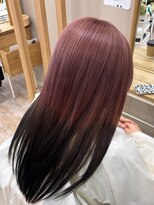 ジプソ(Gypso Hair salon)&nbsp;(そうや)　ピンクグラデーション