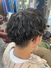 OPEN記念！メンズカット+波巻きパーマ+プレトリートメント+mb★￥19800→￥9900