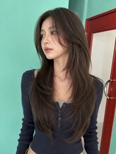 モルト 麻生(molt) ワンホンハイレイヤーカット 韓国ヘア