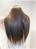 髪質改善×ナチュラルページュ