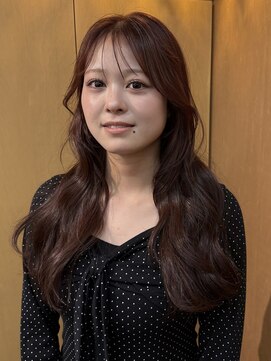 ヘアースペースブルーム プリュス 石橋店(HAIR SPACE BLOOM plus) 石橋阪大前/ピンクブラウン/ブリーチなしダブルカラー/髪質改善
