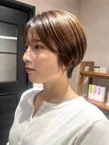 カフネ(CAFUNE) 丸みショート/アッシュべージュ