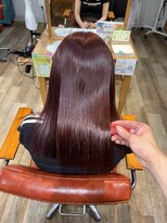 ナップヘアースコヤ(NAP hair Scoya)&nbsp;ブリーチなしWカラー×レッド