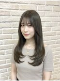 レイヤーカット×髪質改善カラー
