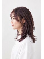 ベルス(bellus)&nbsp;シースルーバング×軽やかハイレイヤー　20代　30代　40代