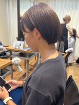 ナック 茶屋町(knack chayamachi)&nbsp;コンパクト丸みショートボブ/阪急梅田