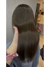 【艶髪ストレート】カット＋縮毛矯正＋３StepTR 　11550円