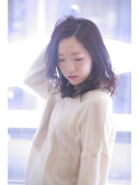 ララルーモ(LaLarOomo) 2016年ゆるふわっセミディサイドパート☆オーキッド☆