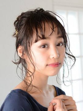 アース 大宮駅前店(HAIR&MAKE EARTH) シースルーバングのメッシーバン