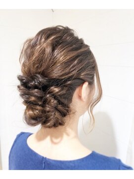 アルクバイネオリーブ 荻窪店(arc by neolive) もこもこ編み込みアップ☆arc by neolive 荻窪