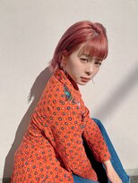 キューズ クラブ(cuz KLUB)&nbsp;【cuzKLUB 】タイトボブ×コーラルピンク