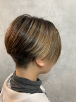 ヘアサロンエム 大宮東口(HAIR SALON M) 外ハネボブ/アッシュブラウン/ネオウルフ/デザインカラー