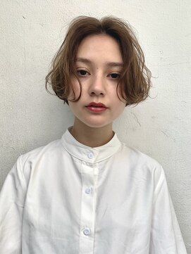 グリコ(grico) ハンサムショート/センターパート/ベージュ