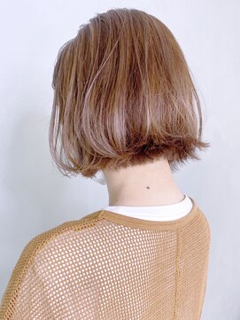 アイティーバイアルバム 藤沢店(IT by ALBUM) ベージュボブ_カーキグレージュマッシュショート_ba325681