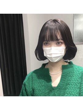 シェス 梅田茶屋町(shes) 韓国スタイルぱっつん×タンバルモリ