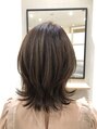 ヘアーラヴワン 足利(hair love One) 白髪染めを使わずに、ポイントハイライトでおしゃれな仕上がりに
