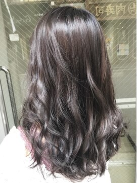 カーロ 白楽店(Caro) オーガニック/ラベンダーアッシュ/ふんわりカール/30代40代50代