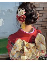 美容室 ルアル 市原市八幡宿店(Luar)&nbsp;編み込みお団子〇