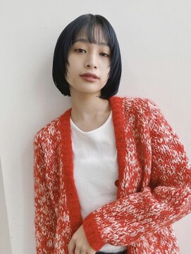 ヒュージ 三軒茶屋(huge) フェイスレイヤーニュアンスボブ_ショートカット_20代30代