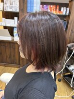 ジャストヘア ラポール 北久里浜店(just hair RAPPOR) 【根岸真奈美】ボブレイヤー　顔周りレイヤー　ナチュラル