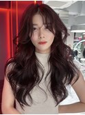 ワンホンヘア/韓国ヘア/前髪[レイヤーカット/渋谷]